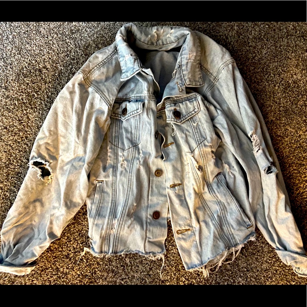 Vintage carbon jean jacket